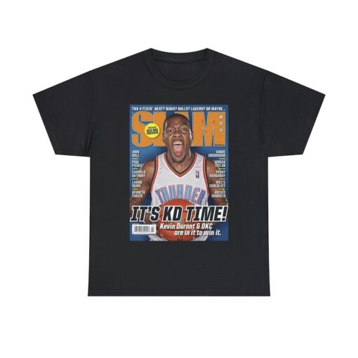 Kevin Durant OKC Thunder NBA SLAM Cover Tee Shirt