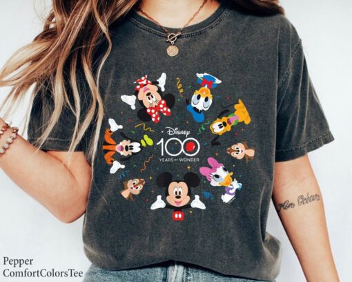 Mickey Minnie Donald Goofy 100 Years Of Wonder Shirt Disneyworld Shirts Disney 100th Anniversary Great Gift Ideas Men Women