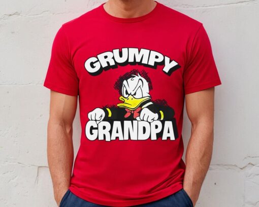 Disney Grumpy Grandpa Shirt / Angry Donald Duck Grandpa T-shirt / Father's Day Gift For Grandfather / Disneyland Trip