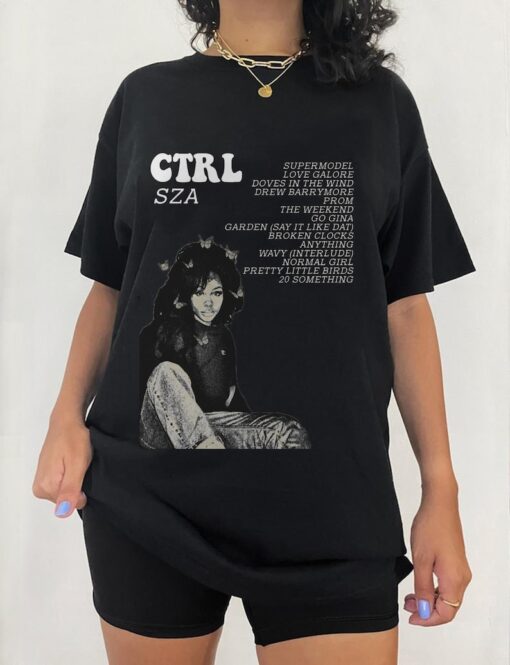 S.Z.A Ctrl Shirt ,Ctrl Album Shirt Hoodie Sweatshirt, Vintage Shirt, SOS Tour 2023 Shirt, S.Z.A Merch, Kill bill