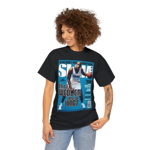 Chris Webber Sacramento Kings NBA Slam Cover Tee