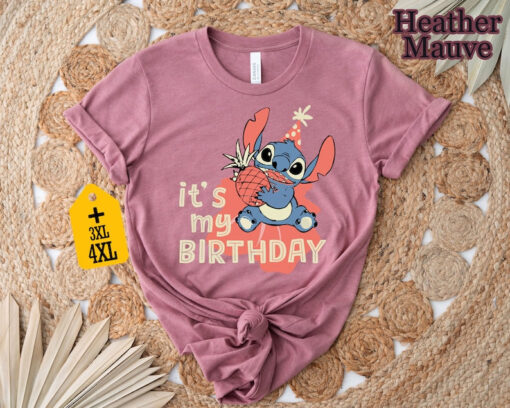 It's My Birthday Shirt, Disney Shirt, Disney Stitch Shirt, Cute Birthday Shirt, Stitch Birthday Shirt, Birthday Party Shirt