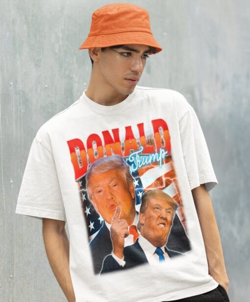 Retro Donald Trump Shirt -Donald Trump Homage Tshirt,Donald Trump Fan Tees,Donald Trump Retro 90s Sweater