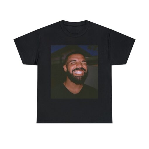 Drake Smile T-shirt | Hip Hop Clothing | Unisex | Classic Fit | Rapper Shirt