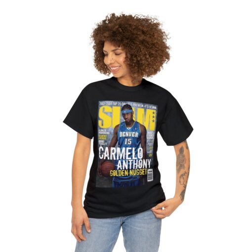 Carmelo Anthony Denver Nuggets Slam Cover NBA Tee Shirt