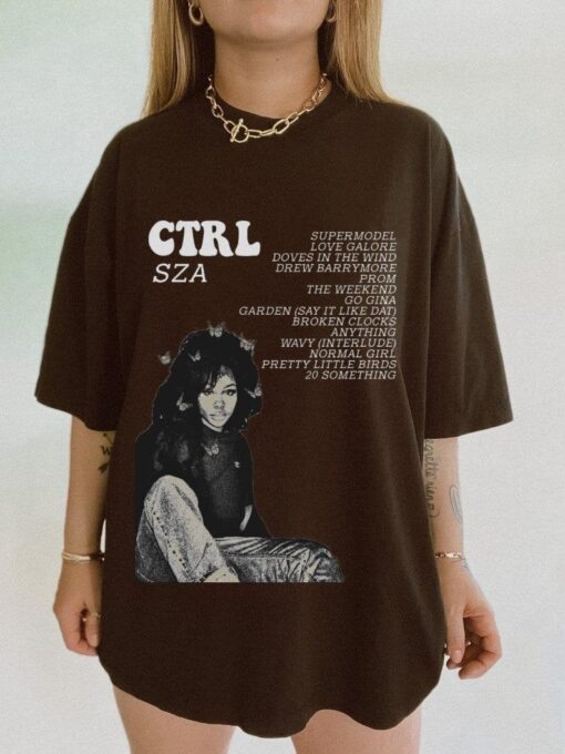 S.Z.A Ctrl Shirt ,Ctrl Album Shirt Hoodie Sweatshirt, Vintage Shirt, SOS Tour 2023 Shirt, S.Z.A Merch, Kill bill