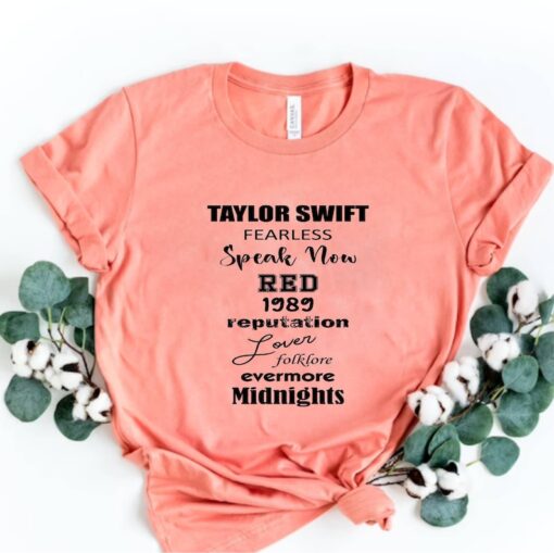 Taylor Swift The Eras Tour Shirt, Swiftie Merch Shirt, The Eras Tour 2023 Top, Swiftie Eras Tour, Taylor Swift Fan