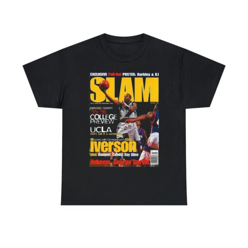 Allen Iverson Philadelphia 76ers NBA Slam Cover Tee Shirt