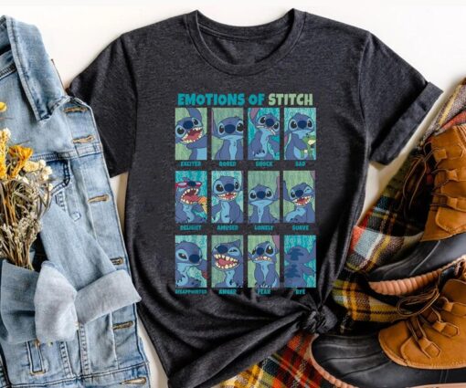 Emotions Of Stitch Disney Shirt / Lilo & Stitch Day Jun 26th T-shirt / Walt Disney World Trip / Disneyland Outfits