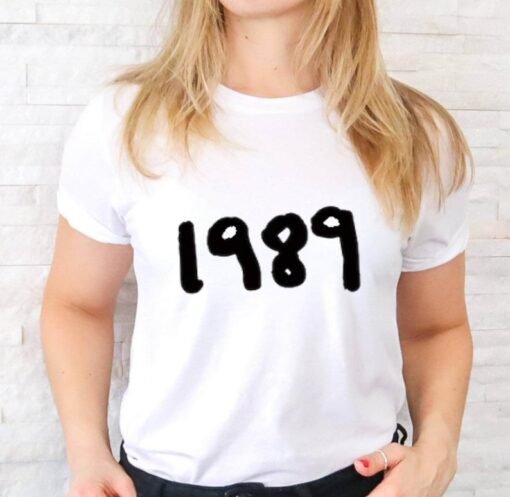 A 1989 Taylor Swift T-Shirt, Fun Music Lover Gift, Shirt for 2023 Swiftie Concert, Tour Merch Tee for Fans