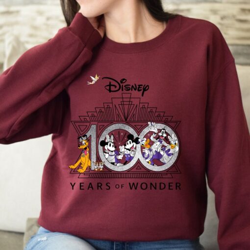 Mickey and Friends Disney 100 Years Of Wonder Shirt, Disneyland 2023 Trip 100th Anniversary, Disney 100 Outfits