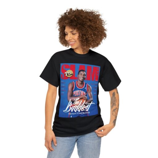 Isaiah Thomas Detroit Pistons NBA Slam Cover Tee Shirt