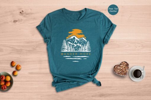 Wander More Shirt, Hiking Outdoors Shirt, Nature Lover Gift, Adventure Shirt, Adventurer Gift, Explore More Shirt