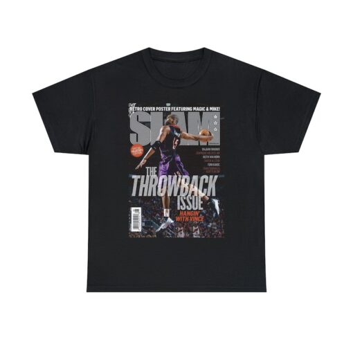 Vince Carter Toronto Raptors NBA Slam Cover Tee Shirt