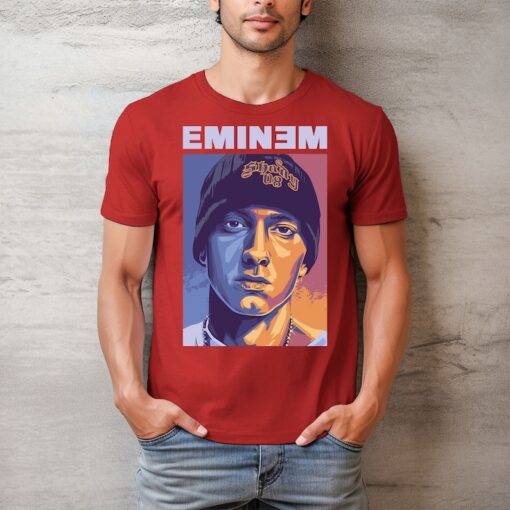 Men T-shirt, Eminem Pop Art Graphic, Graphic Men Shirt, Stylish Shirt, Unisex Style Shirt