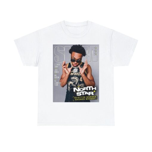 Slam Cover Tee Shirt Toronto Raptors Scottie Barnes North Stars