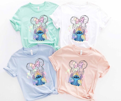 Stitch Shirt, Disney Tee, Disney Stitch Shirt, Stitch Disneyworld Shirt, Disney Vacation Shirts, Disney Castle Shirt, Magic Kingdom Shirt