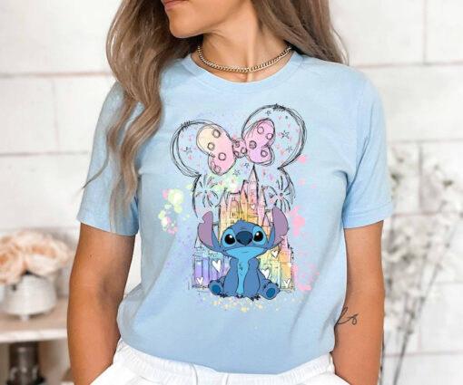 Stitch Shirt, Disney Tee, Disney Stitch Shirt, Stitch Disneyworld Shirt, Disney Vacation Shirts, Disney Castle Shirt, Magic Kingdom Shirt