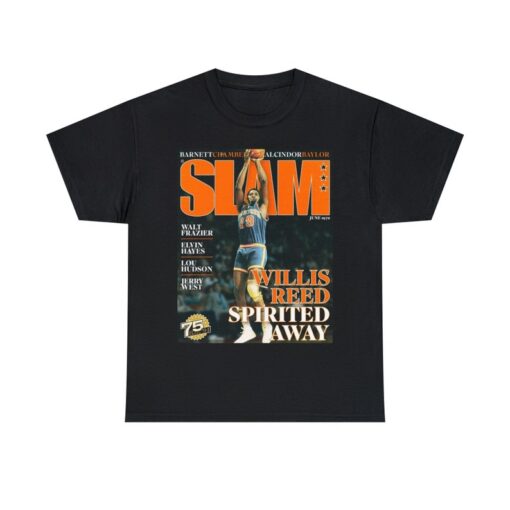 Willis Reed New York Knicks NBA Slam Cover Tee Shirt