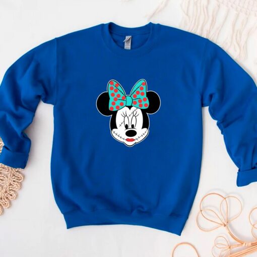 Disney Minnie Joker Sweatshirt, Vintage Minnie Mouse Sweater, Mickey Minnie Shirt, Disneyland Mickey Shirt