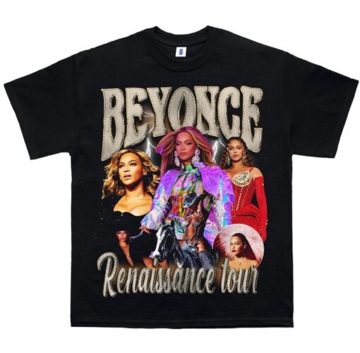 Renaissance Tour Merch T-Shirt, Renaissance Tour Shirt, New Album T-shirt, Concert Fans Shirt, Queen Of Pop Music