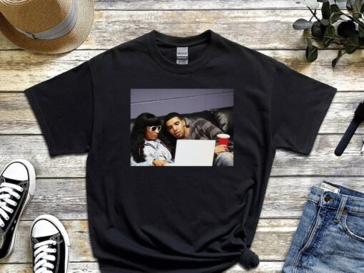 Drake Nicki Minaj T-Shirt, Drake Tour Shirt, Drake Tour Merch, Nicki Minaj Shirt, Its all a blur tour, Free Shipping