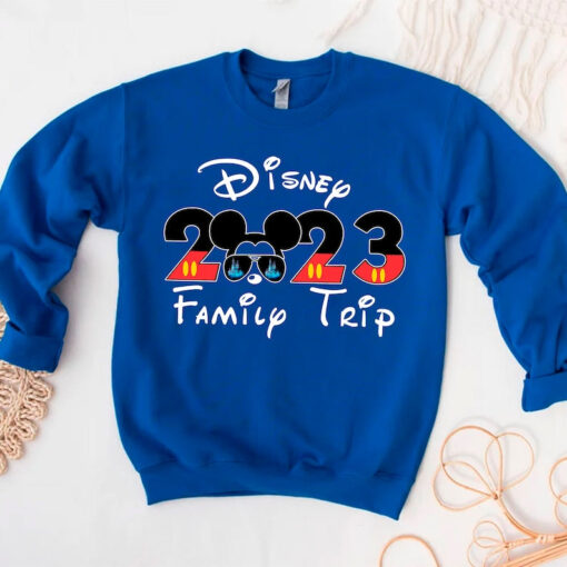 Disney Family Trip Sweatshirt, Disney Trip 2023 Shirt, 2023 Disney Trip, Couple 2023 Shirt, Disney Family Shirt