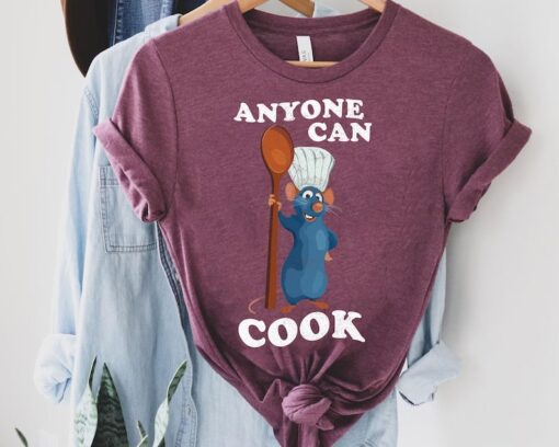 Remy Mouse Ratatouille Anyone Can Cook Shirt, Disney Little Mouse Chef Tee, Disney Birthday