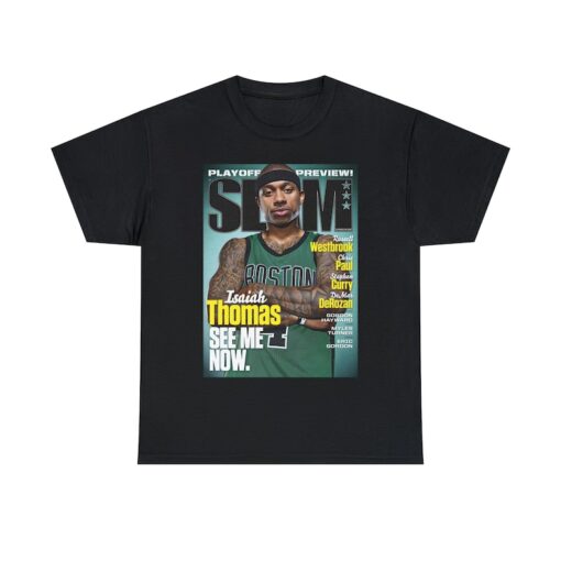 Isaiah Thomas Boston Celtics NBA Slam Cover Tee Shirt