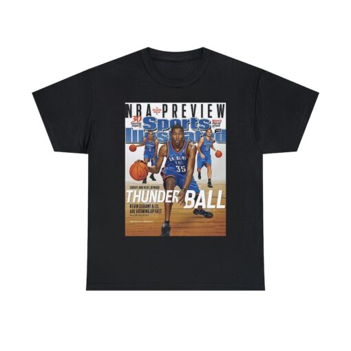 Kevin Durant OKC Oklahoma City Thunder NBA Sports Illustrated Cover Tee Shirt