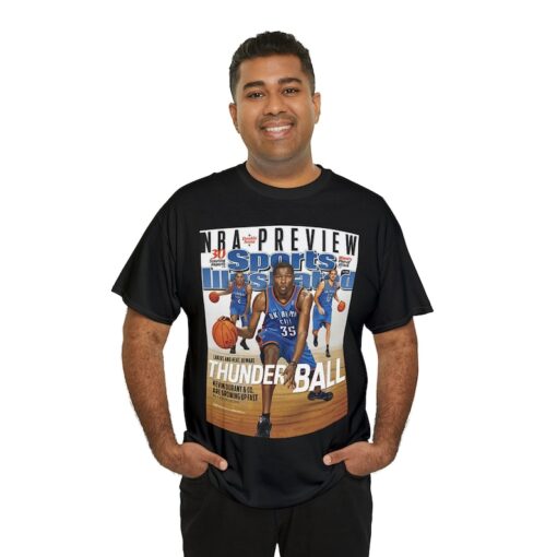 Kevin Durant OKC Oklahoma City Thunder NBA Sports Illustrated Cover Tee Shirt