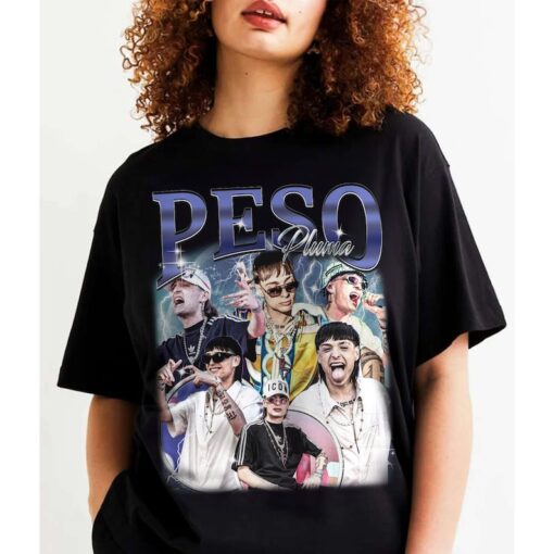 Peso Pluma World Tour Shirt, Peso Pluma Merch Gift For Fan Shirt, Movie Graphic Homage T-Shirt, Y2k Aesthetic Shirt