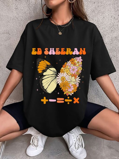 Ed Sheeran Butterfly Shirt | Ed Sheeran Concert | 2023 Concert Shirt | Ed Sheeran Gift For Fans