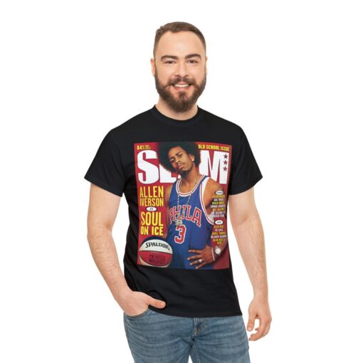 Slam Cover Tee Shirt Philadelphia 76ers Allen Iverson