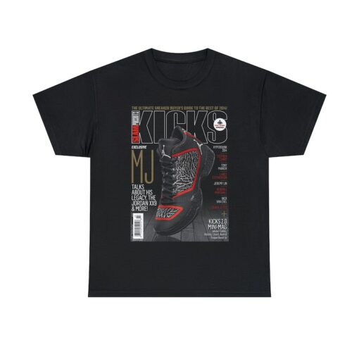 Michael Jordan Chicago Bulls NBA Slam Kicks Cover Tee Shirt