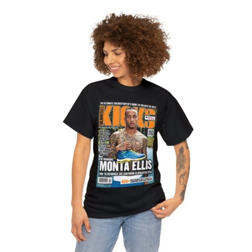 Monte Ellis Golden State Warriors NBA Slam Kicks Cover Tee Shirt