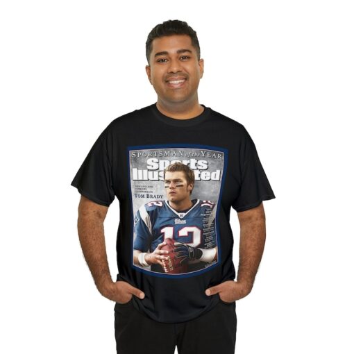 Tom Brady New England Patriots NFL Sports Illustrated Cover Tee Shirt