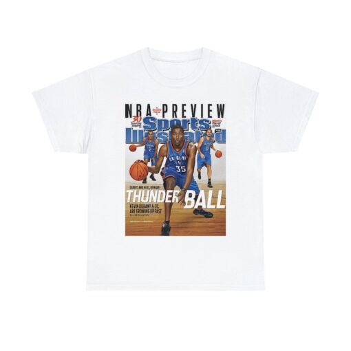 Kevin Durant OKC Oklahoma City Thunder NBA Sports Illustrated Cover Tee Shirt