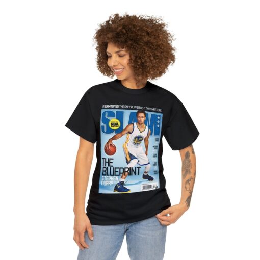 Stephen Curry Golden State Warriors Slam Magazine Cover Tee Shirt