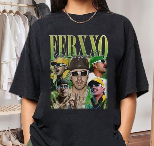 Feid Ferxxo Vintage Washed Shirt, Feid Ferxxo Shirt, Hiphop RnB Rapper Singer Homage Graphic Unisex T-Shirt