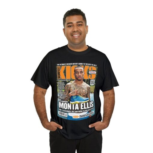 Monte Ellis Golden State Warriors NBA Slam Kicks Cover Tee Shirt