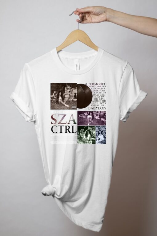 Retro SZA Shirt, SZA CTRL T Shirt, Music Lover Gift, Rap Shirt, Rapper Shirt, Vintage Inspired Shirt