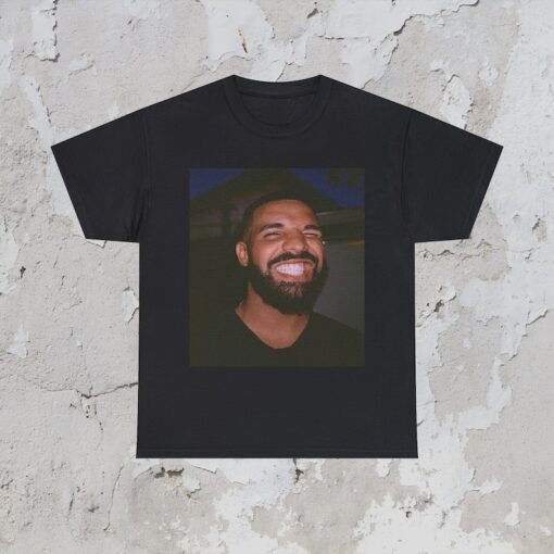 Drake Smile T-shirt | Hip Hop Clothing | Unisex | Classic Fit | Rapper Shirt