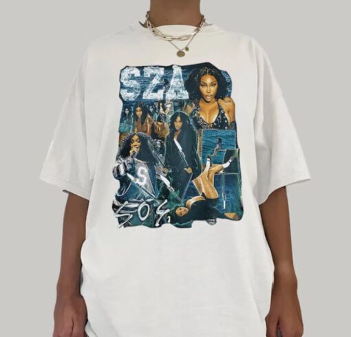 Vintage SZA SOS Shirt, Vintage Sza Good Days Shirt, Sza 90s Shirt, Sza New Bootleg 90s T-Shirt, Sos Sza Merch