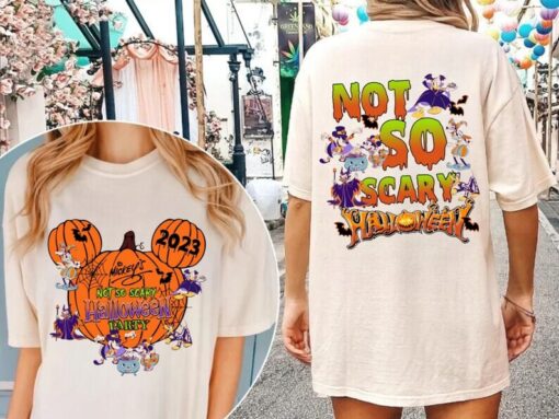 Disney Mickey's Not So Scary Halloween Party 2023 Shirt Mickey Pumpkin Halloween T Shirt Disney Halloween Matching Shirt Disney Squad Shirt