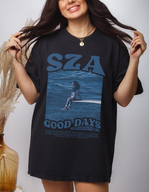 Vintage SZA Shirt, Sza - Good Days Graphic Tee, Sza Merch, SOS Tour 2024, Kill Bill