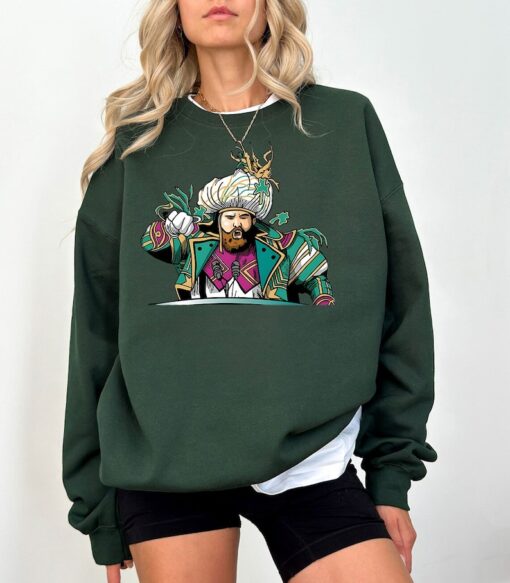 Jason Kelce Philadelphia Football Crewneck Sweatshirt, Gift for JK34 Fans, Sundays are for the Eagle Shirt