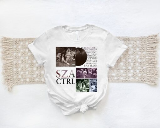 Retro SZA Shirt, SZA CTRL T Shirt, Music Lover Gift, Rap Shirt, Rapper Shirt, Vintage Inspired Shirt