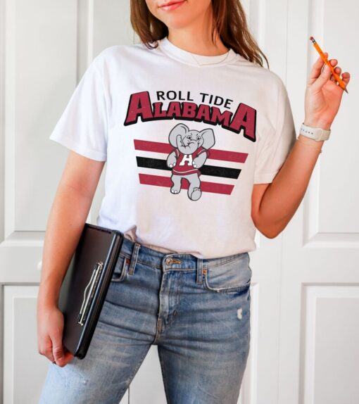 Alabama Vintage Shirt, Game Day Shirts Retro Alabama Graphic Design T shirt