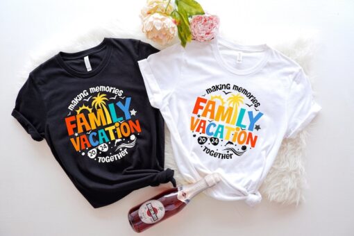 Funny Family Vacation 2024 Shirt, Making Memories Together Shirt, Cruise Family Shirts